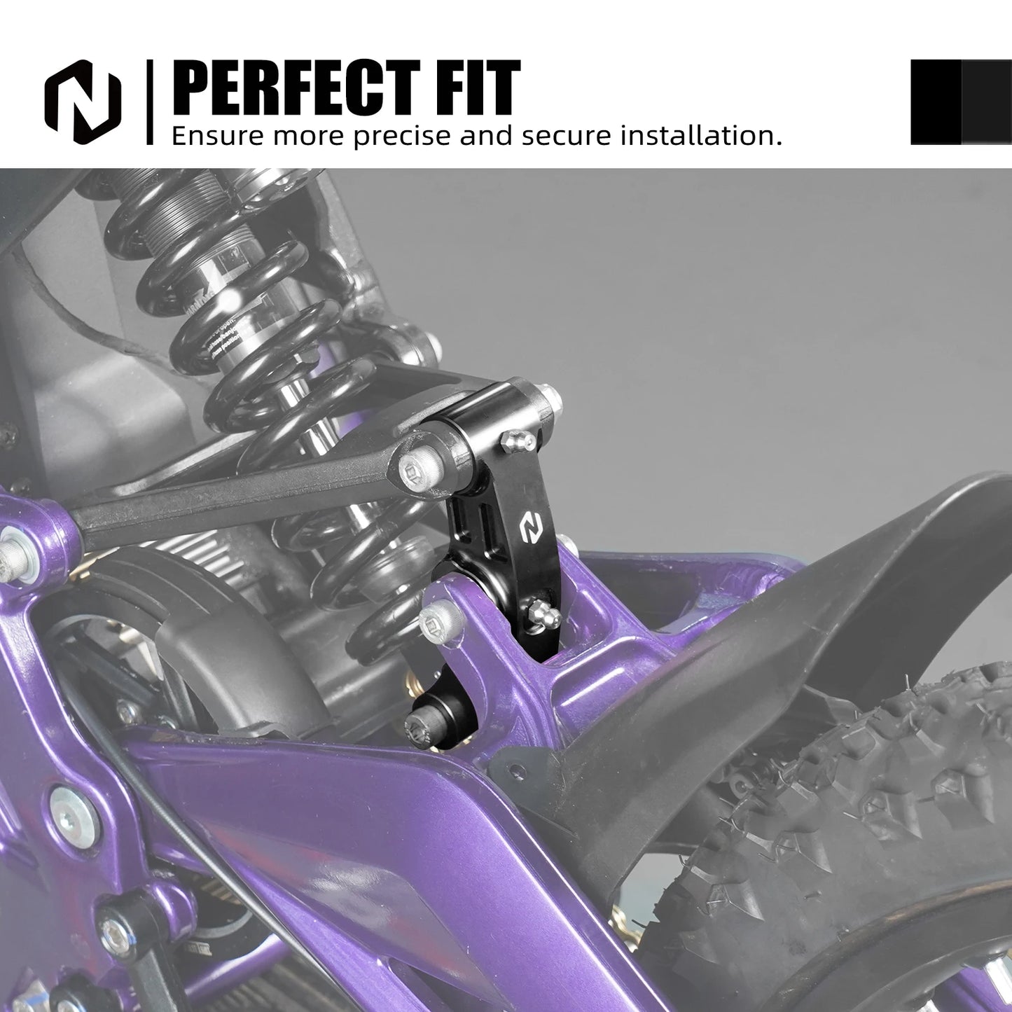 For Surron Light Bee X S L1E Segway X160 X260 Surron NICECNC Electric Dirt Bike Rear Suspension Linkage Shock Absorber Connector RISE DEFENSE SYSTEMS.AI PRODUCTS