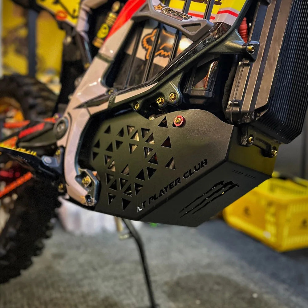 FOR  Sur-Ron Ultra Bee ULTRA BEE Electric Motocross Motorcycle Bottom Motor Stainless Steel Full Envelope Protection Chassis RISE DEFENSE SYSTEMS.AI PRODUCTS