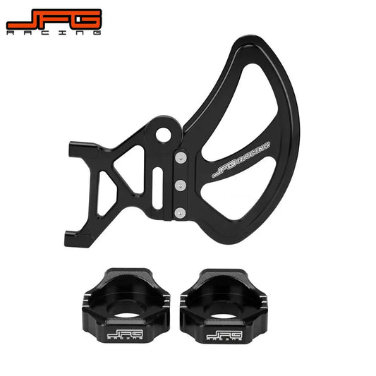 Rear Brake Disc Guard Cover Chain Adjuster Axle Block For Surron Light Bee S X Segway X160 X260 Electric Dirt TALARIA MX3 MX4 RISE DEFENSE SYSTEMS.AI PRODUCTS