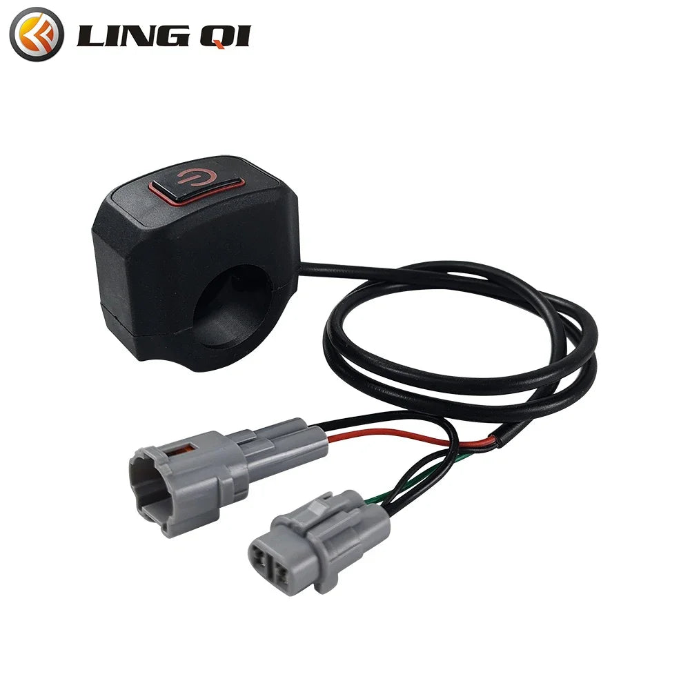 LINGQI RACING Modified Headlight Switch Control On Off Switches For TALARIA STING SURRON SUR RON Light Bee X Dirt Pit Bike Parts RISE DEFENSE SYSTEMS.AI PRODUCTS