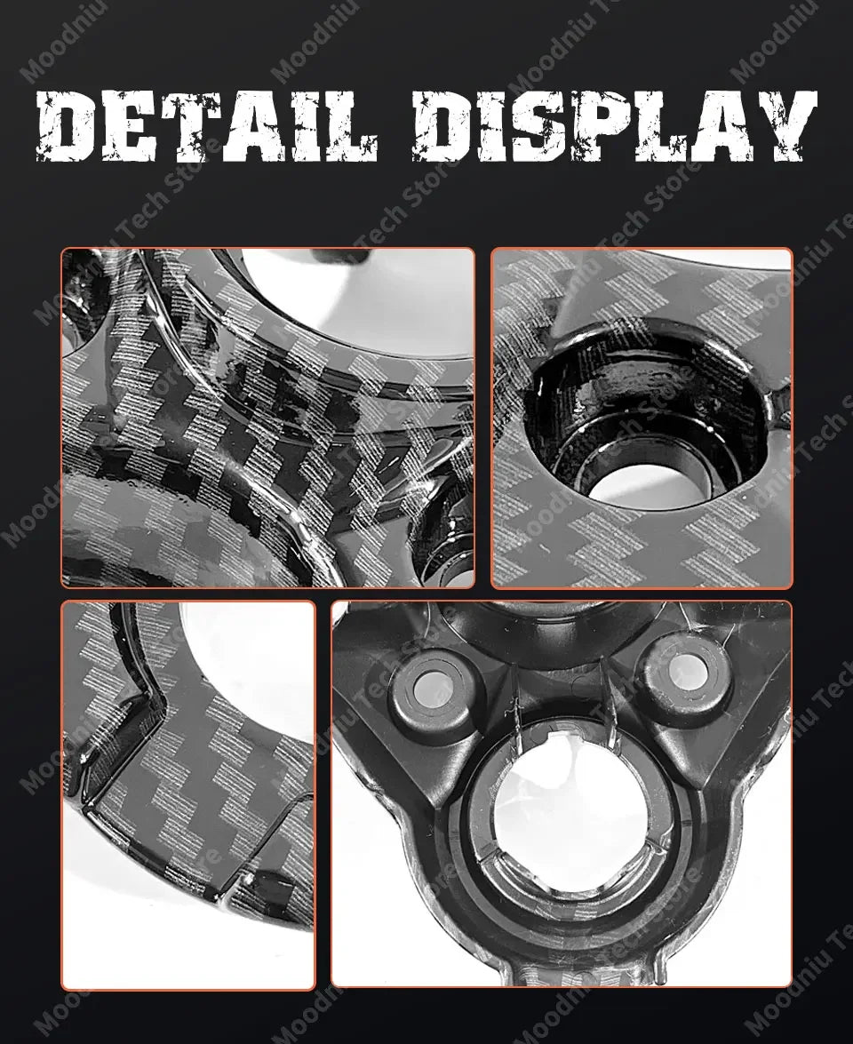 For Sur-Ron Light Bee X Segway X260 SUR RON Carbon Fiber Central Control Decorative Cover Off-Road SURRON Key Plate RISE DEFENSE SYSTEMS.AI PRODUCTS