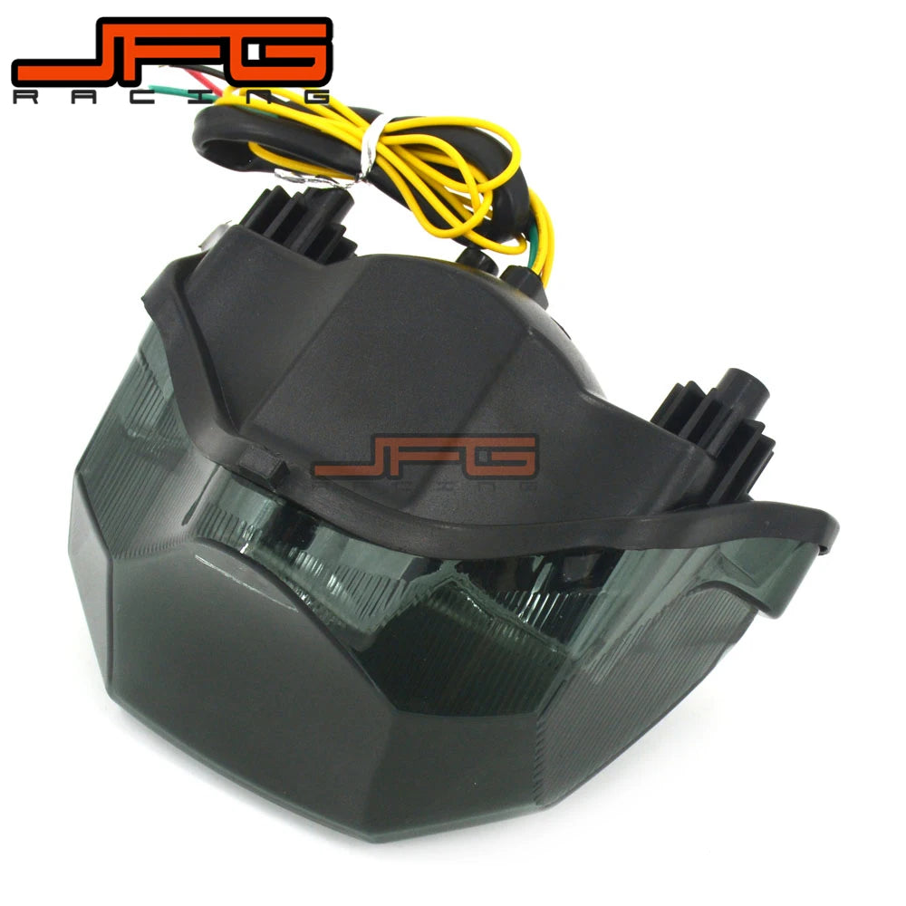 Motorcycle LED Taillights Brake Assembly With Steering Rear Tail Light For YAMAHA FZ6 FAZER 600 2004 2005 2006 2007 2008 2009 RISE DEFENSE SYSTEMS.AI PRODUCTS