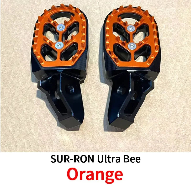 For SURRON Ultra Bee Left And Right pedal Kit  Off-road Dirtbike sur ron modified pedal Accessories SUR-RON RISE DEFENSE SYSTEMS.AI PRODUCTS