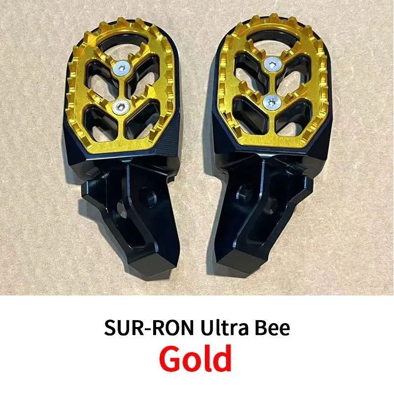 For SURRON Ultra Bee Left And Right pedal Kit  Off-road Dirtbike sur ron modified pedal Accessories SUR-RON RISE DEFENSE SYSTEMS.AI PRODUCTS