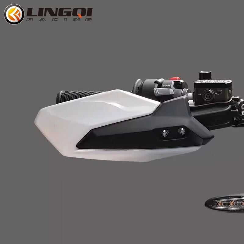 LING QI Electric Motorcycle Hand Guard Handle Protector Shield HandGuards Protection For SURRON SUR RON Ultra Bee Dirt Pit Bike RISE DEFENSE SYSTEMS.AI PRODUCTS