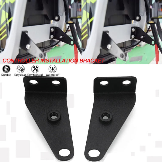 New Motorcycle FOR SURRON Light Bee X For SUR-RON Light Bee X Controller Bottom Left And Right Mounting Bracket Mount Holder RISE DEFENSE SYSTEMS.AI PRODUCTS