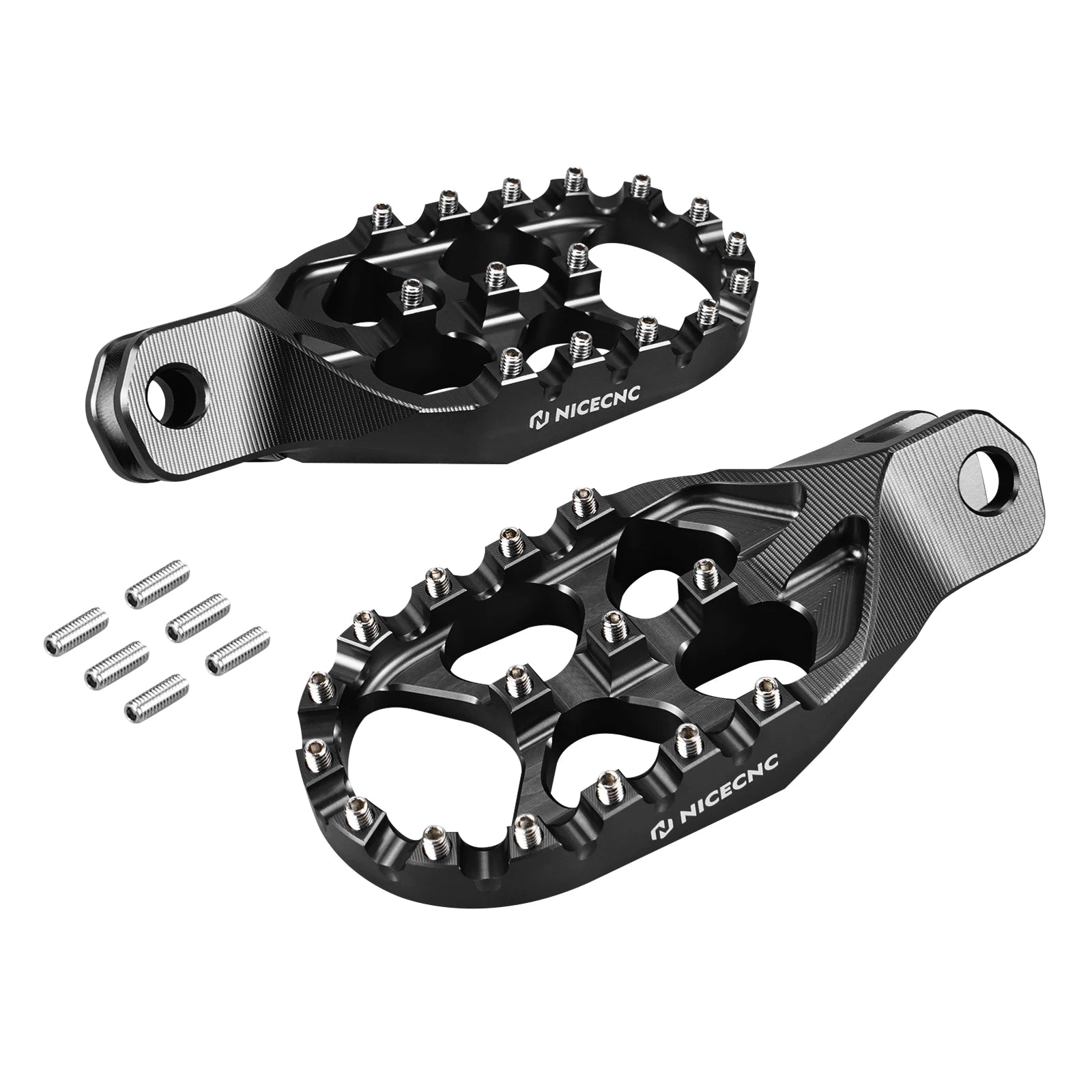 NICECNC For Suzuki DRZ400S 2000-2024 DRZ400SM 2005-2024 DR-Z400S DR-Z400SM Motorcycle Lengthened Enlarged Footpeg Footrest Pedal RISE DEFENSE SYSTEMS.AI PRODUCTS