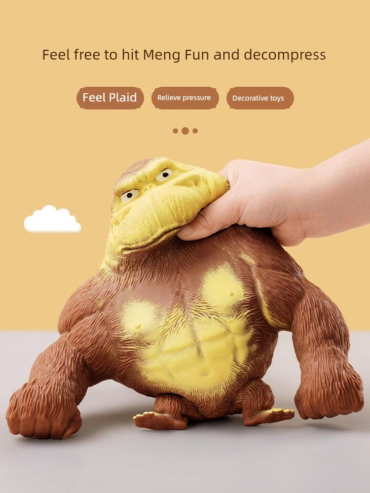 Internet Celebrity Funny Fun Pressing Vent Toy Gorilla RISE DEFENSE SYSTEMS.AI PRODUCTS
