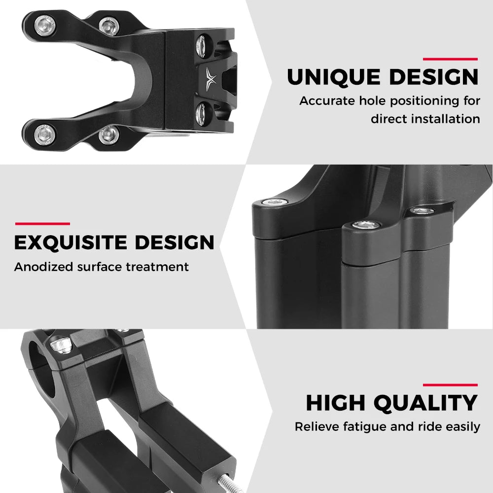 For Talaria XXX Direct Mount Riser Stem Electric Dirt Bike CNC Motorcycle Off-Road For Talaria STING XXX For Sur Ron Light Bee-X RISE DEFENSE SYSTEMS.AI PRODUCTS