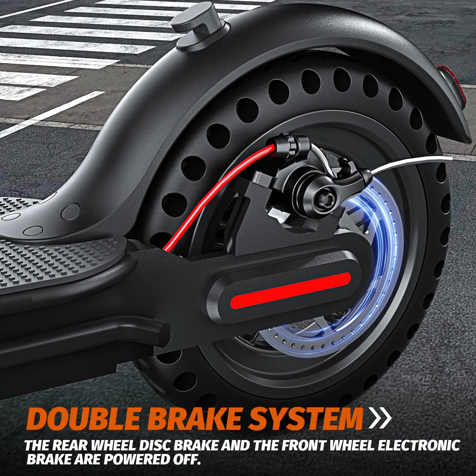 350W Foldable Electric Scooter for Adults Teens,Explosion-proof Tires,Dual Brake System Lightweight High Quality E-scooter RISE DEFENSE SYSTEMS.AI PRODUCTS