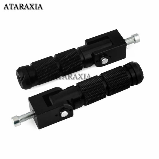 M8 Universal Motorcycle Motor Bike Folding Footrests Footpegs Foot Rests Pegs Rear Pedals Set CNC Aluminum Motorcycle Part RISE DEFENSE SYSTEMS.AI PRODUCTS