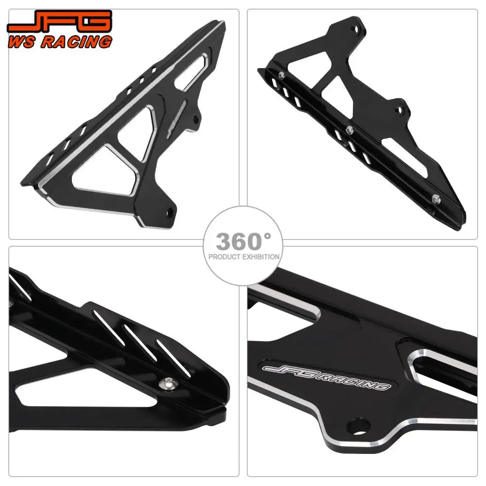 CNC Chain Guard Motorcycle JFG Cover Protector For Surron Sur-ron Light Bee X S Segway X160 X260 Off-Road Electric Vehicle Bike RISE DEFENSE SYSTEMS.AI PRODUCTS