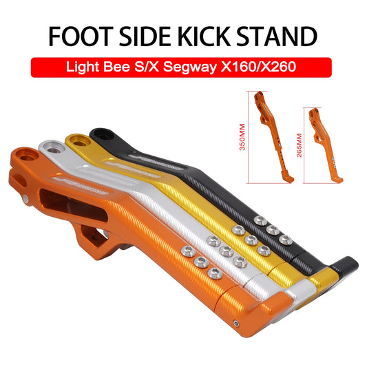 Motorcycle Adjustable Electric Dirt Bike Foot Side Kick Stand Kickstand For Sur-Ron Light Bee S X For Segway X160 X260 160 260 RISE DEFENSE SYSTEMS.AI PRODUCTS