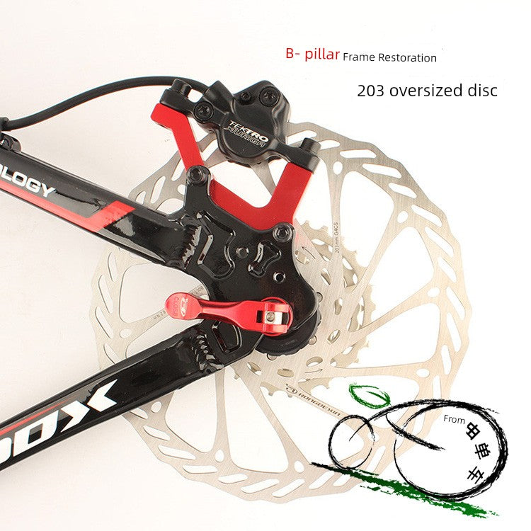 Mountain Bike B Column Frame Restoration 203mm Disc Clamp Adapter a Column Front Fork Restoration 8-Inch Plate Brake Block RISE DEFENSE SYSTEMS.AI PRODUCTS