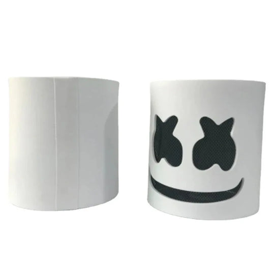 DJ Music Festival Halloween Mask Props Full Head Mask Halloween Costumes Cosplay with Flashing Style Glow Marshmello LED Mask RISE DEFENSE SYSTEMS.AI PRODUCTS