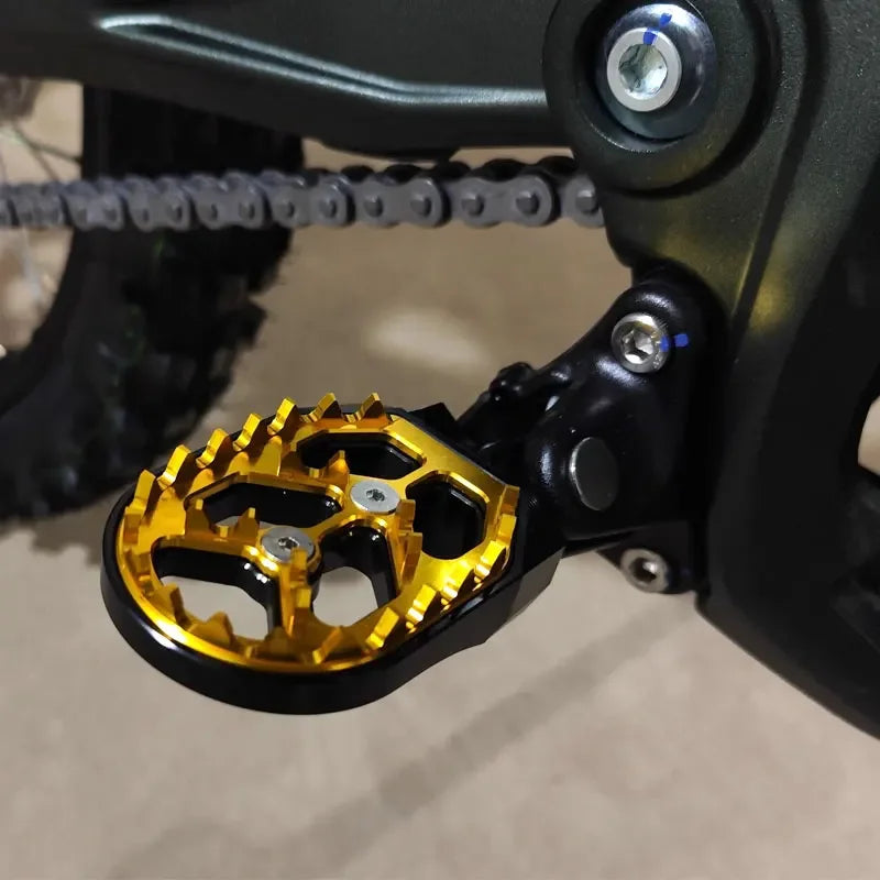 For SURRON Ultra Bee Left And Right pedal Kit  Off-road Dirtbike sur ron modified pedal Accessories SUR-RON RISE DEFENSE SYSTEMS.AI PRODUCTS