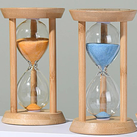 5 Minutes New Wooden Hourglass Mini Desktop Decoration Sand Clock Creative Timers Sandglass Hourglass Kitchen For Kids Gift RISE DEFENSE SYSTEMS.AI PRODUCTS