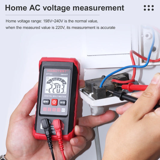 Digital Multimeter Voltage HT123 Resistance Measuring Automatic Identification Electrical Voltmeter Tester RISE DEFENSE SYSTEMS.AI PRODUCTS