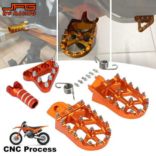 Motorcycle Footpegs Pin Shift lever Tip Foot Peg Pedals Rest For KTM SX SXF XC XCF EXC EXCF XCW XCFW 125 150 200 250 300 350-530 RISE DEFENSE SYSTEMS.AI PRODUCTS