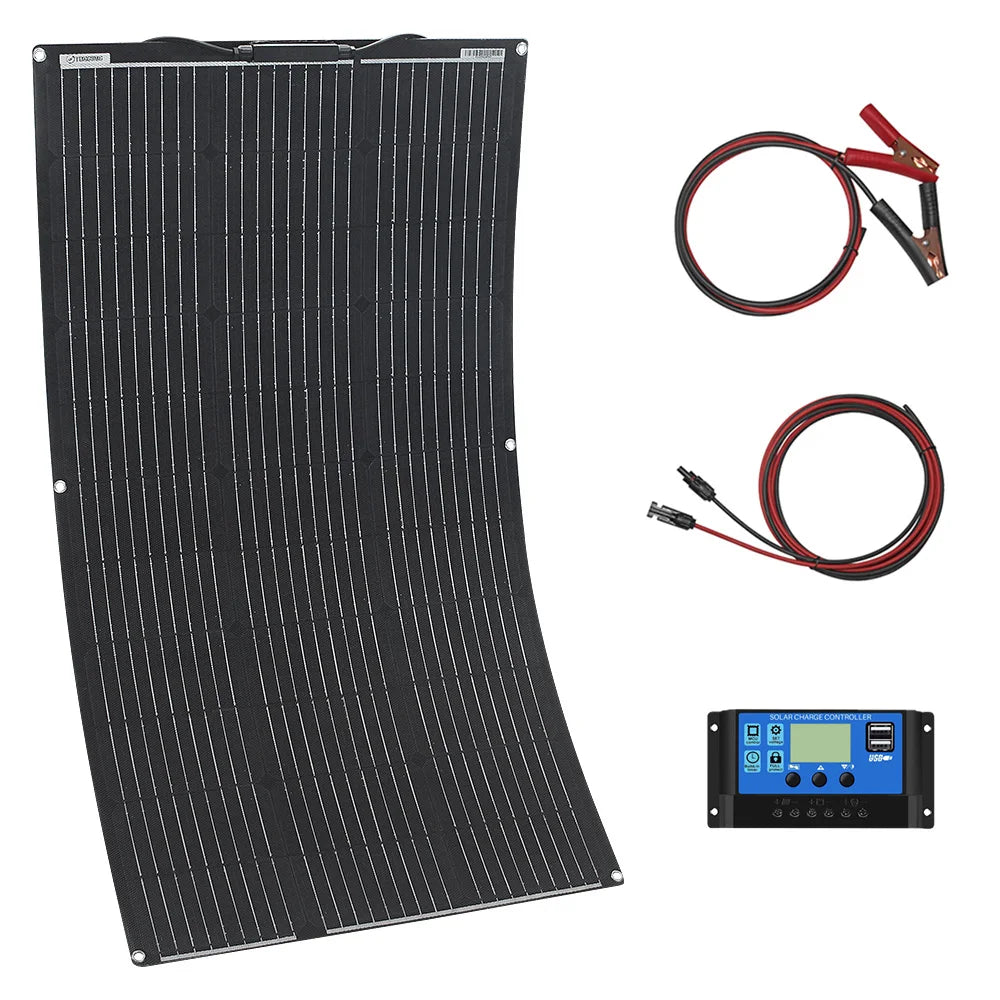 ETFE Solar Panel 18v 100w 200w 300w 400w Flexible Durable Waterproof Monocrystalline Solar Cell Solar Battery Charger RISE DEFENSE SYSTEMS.AI PRODUCTS