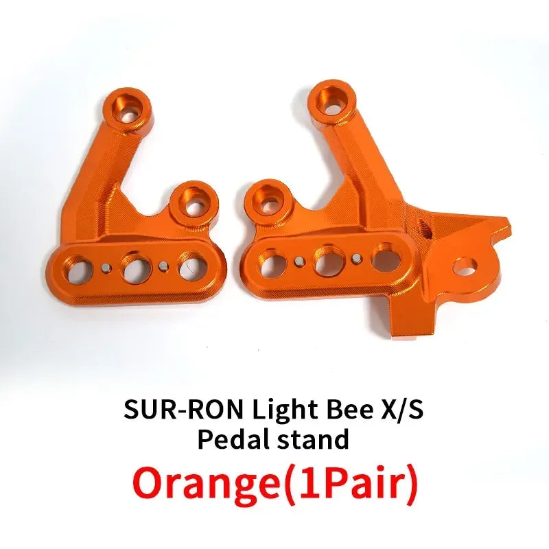 For SURRON Light Bee X/S Mod Foot Peg Mounting Brackets Accessories Light Bee Mod Foot Peg Mounting Brackets LB MOD Parts RISE DEFENSE SYSTEMS.AI PRODUCTS