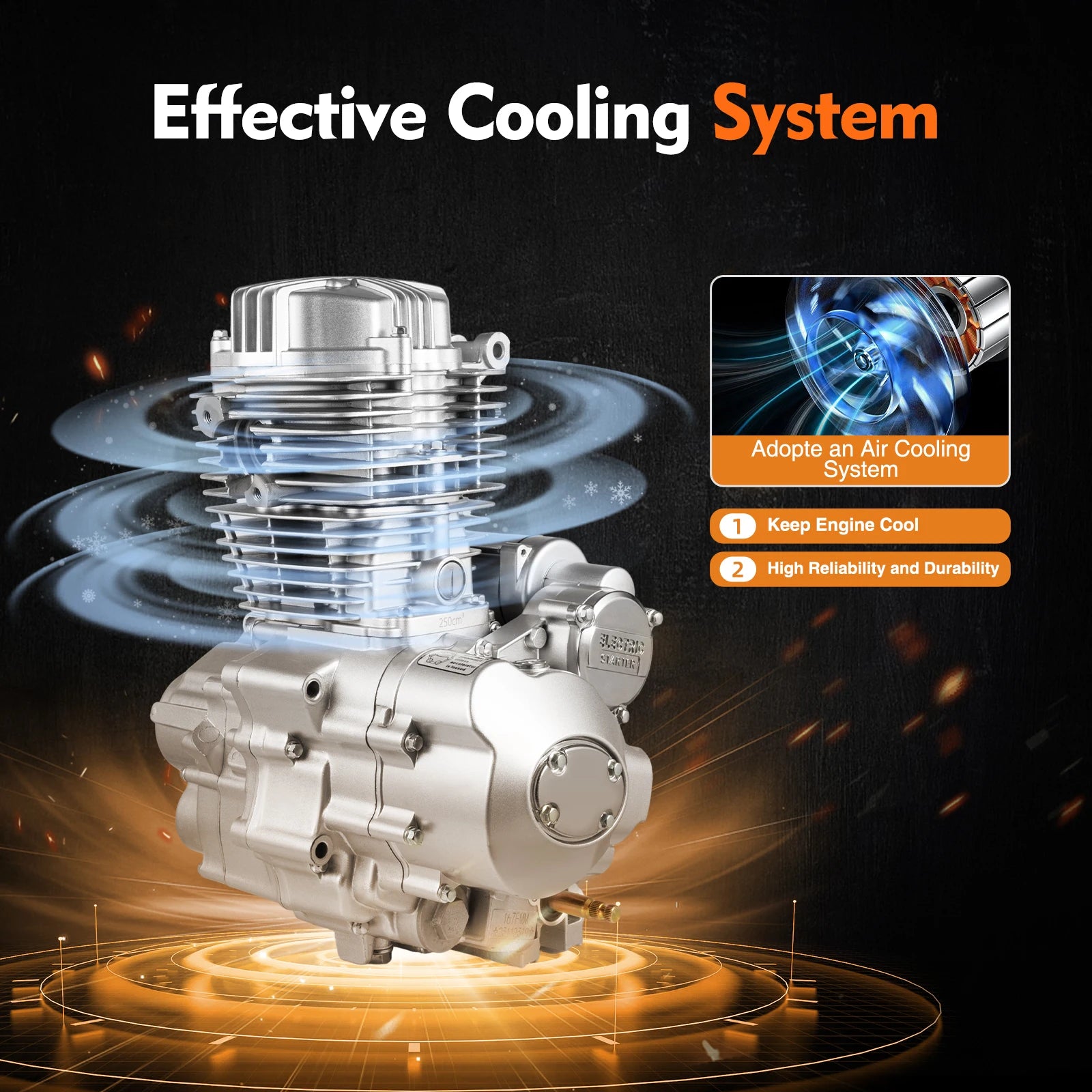 200CC 250CC ATV Engine Vertical Motorcycle Engine Set w/Transmission Motor 4-Stroke & 5-Speed Manual Transmission ATV RISE DEFENSE SYSTEMS.AI PRODUCTS