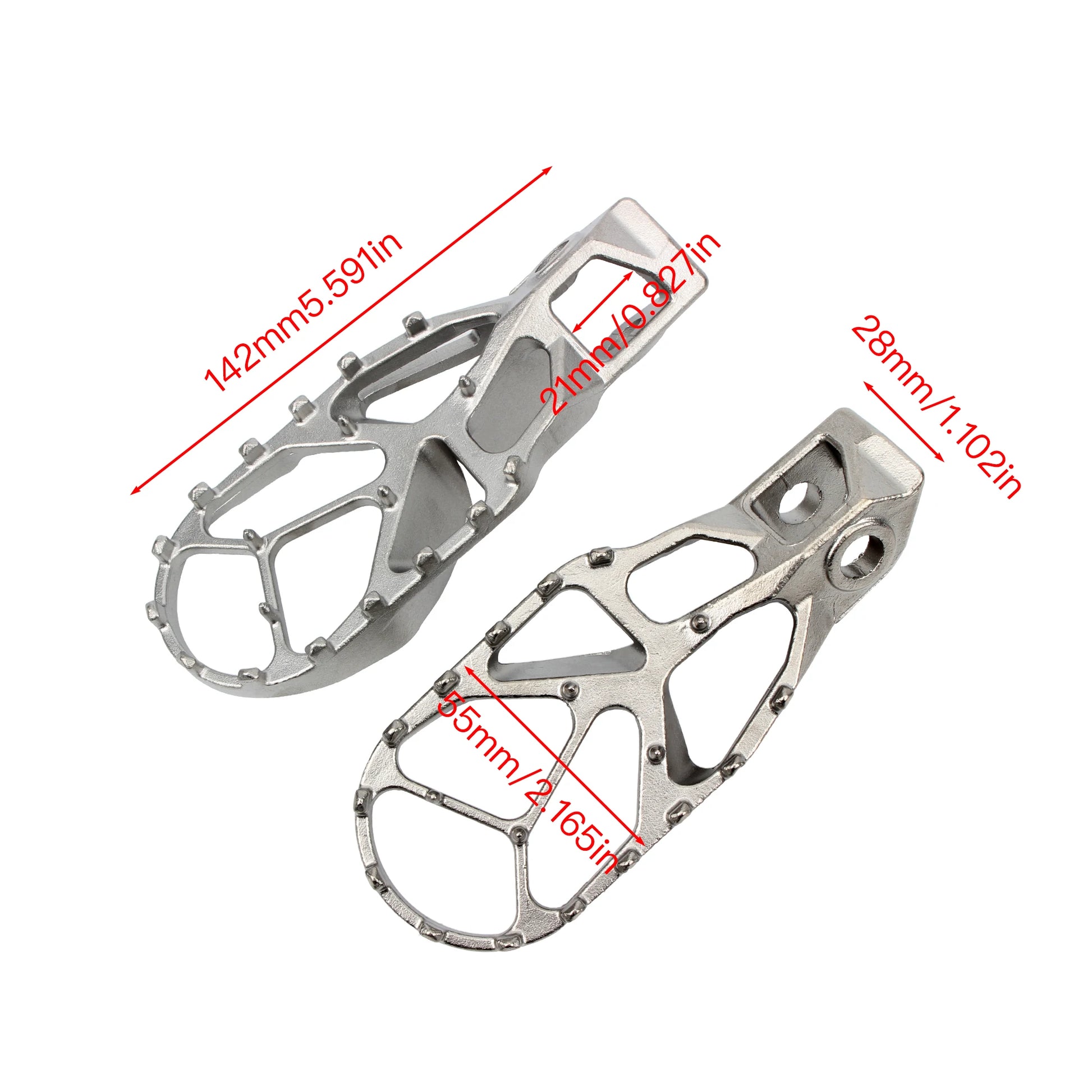 Motorcycle Foot Pegs Stainless Steel Pedal For KTM SX 125 150 250 SXF XC 350 450 2018-2024 Motocross Accessories Dirt Bike RISE DEFENSE SYSTEMS.AI PRODUCTS