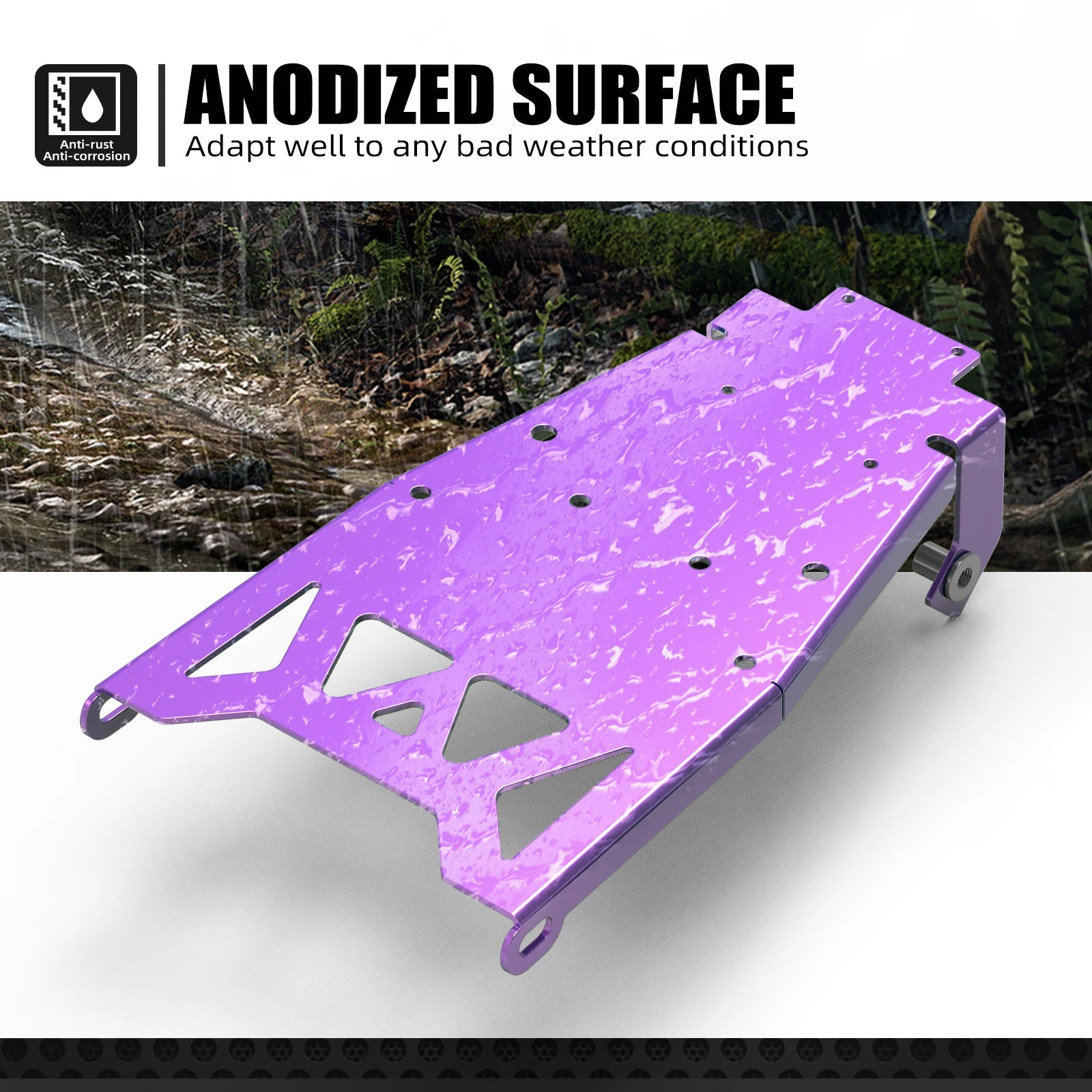 For Surron Light Bee X S L1E NICECNC Electric Dirt Bike Battery Compartment Guard Cover Front Plate Fender Controller Protector RISE DEFENSE SYSTEMS.AI PRODUCTS