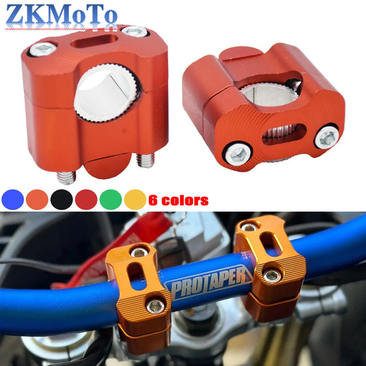 Motorcycle ATV 22mm 28mm Handlebar Clamp Handlebar Risers Adapter Bar Clamps For KTM Honda Kawasaki Yamaha Suzuki Universal RISE DEFENSE SYSTEMS.AI PRODUCTS