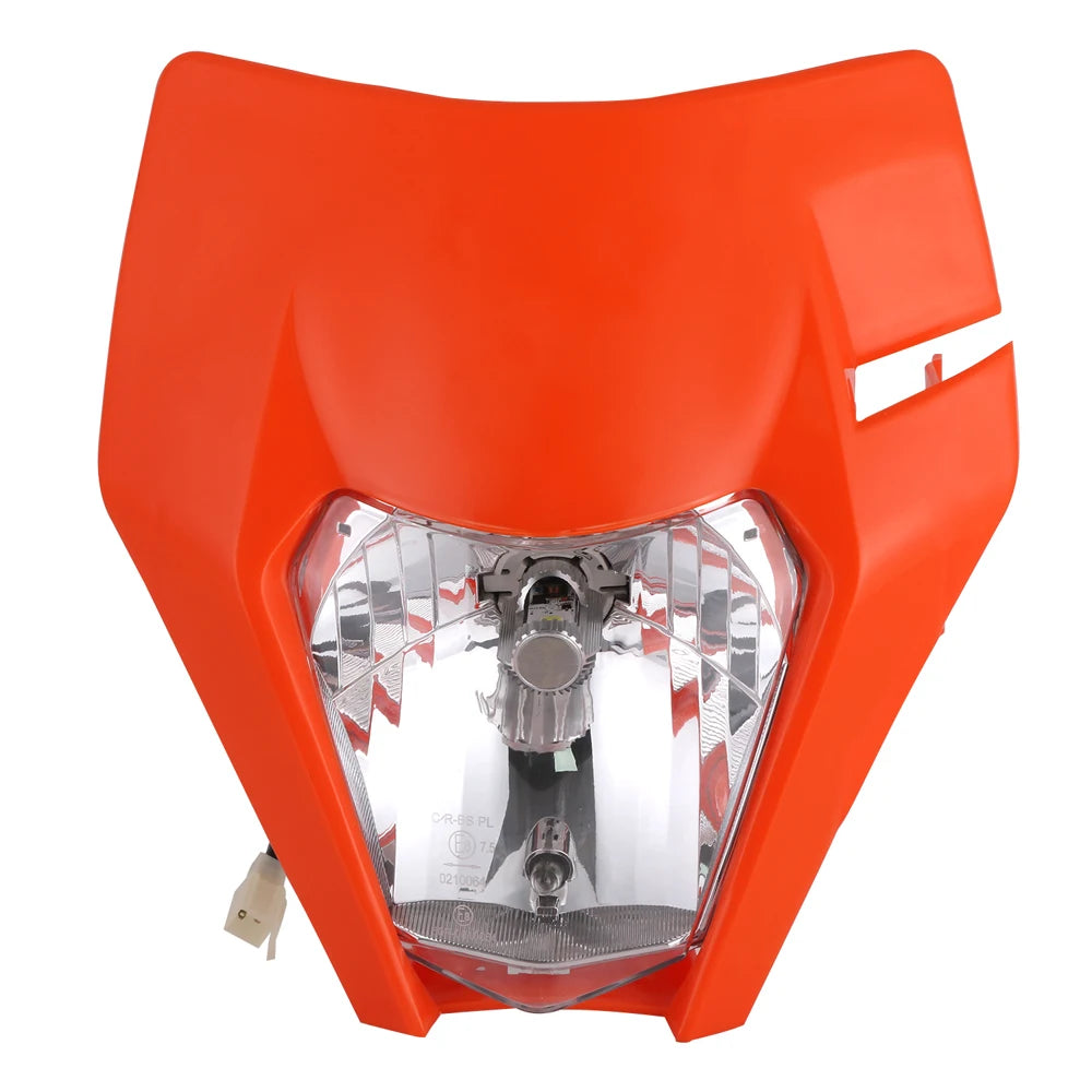 New 2017 Motorcycle Supermoto Universal Headlamp Headlight Light For KTM EXC EXCF SXF SX XC XCW XCF XCFW 125 150 250 350 450 530 RISE DEFENSE SYSTEMS.AI PRODUCTS