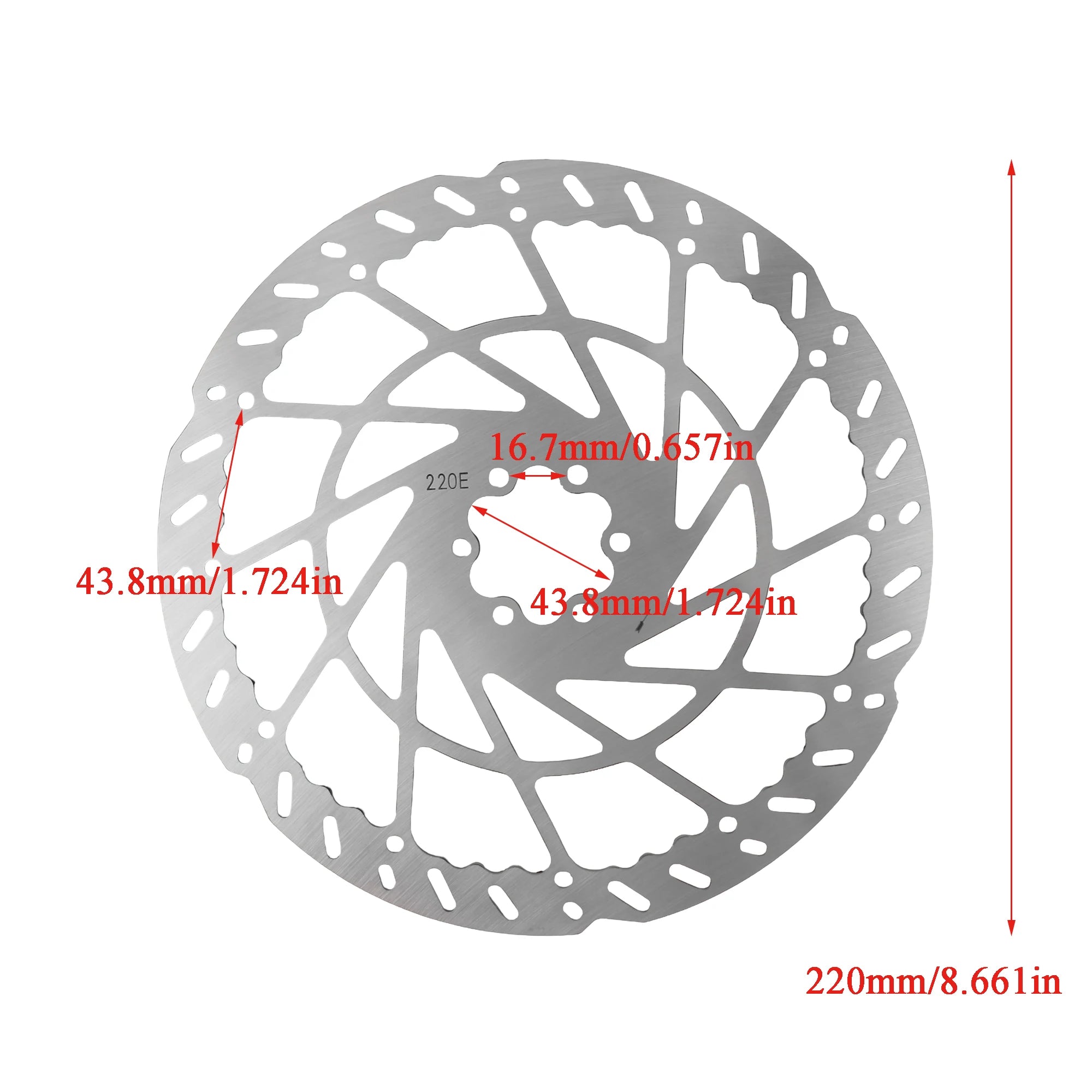 For TALARIA Talaria X3 MX3 Motorbike Motocross Front Brake Disc Parts Motorcycle Accessories Steel 220MM Enduro RISE DEFENSE SYSTEMS.AI PRODUCTS