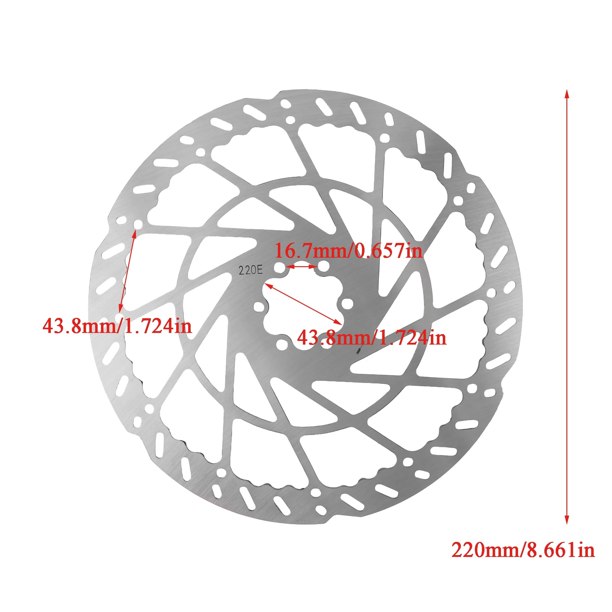 For TALARIA Talaria X3 MX3 Motorbike Motocross Front Brake Disc Parts Motorcycle Accessories Steel 220MM Enduro RISE DEFENSE SYSTEMS.AI PRODUCTS