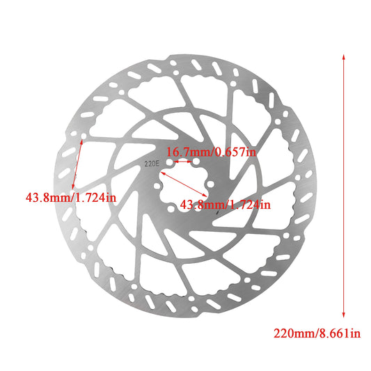 For TALARIA Talaria X3 MX3 Motorbike Motocross Front Brake Disc Parts Motorcycle Accessories Steel 220MM Enduro RISE DEFENSE SYSTEMS.AI PRODUCTS