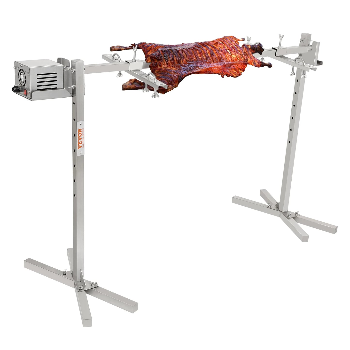 VEVOR Electric BBQ Rotisserie Grill Kit Heavy Duty Grilling Kit, Automatic Motor and Height Adjustable Universal Roaster Stand RISE DEFENSE SYSTEMS.AI PRODUCTS