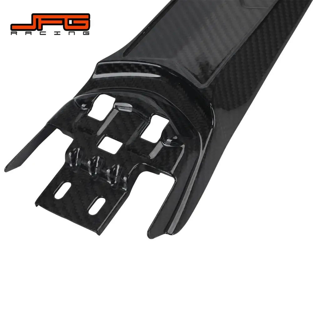 Funparts Motorcycle Real Carbon fiber Rear Lengthening Longer Fender Mudguard For Sur-Ron Sur Ron Surron Light Bee Lightbee X S RISE DEFENSE SYSTEMS.AI PRODUCTS