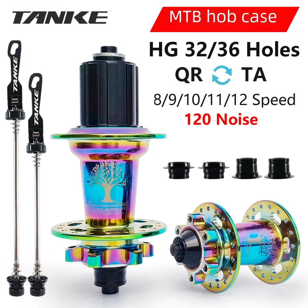 TANKE 120 Click Hub 6 Bearing MTB Mountain Bike Hub Front Rear Thru HG 28 32 36 Holes Disc Brake Bicycle Hubs 8 9 10 11 12 Speed RISE DEFENSE SYSTEMS.AI PRODUCTS