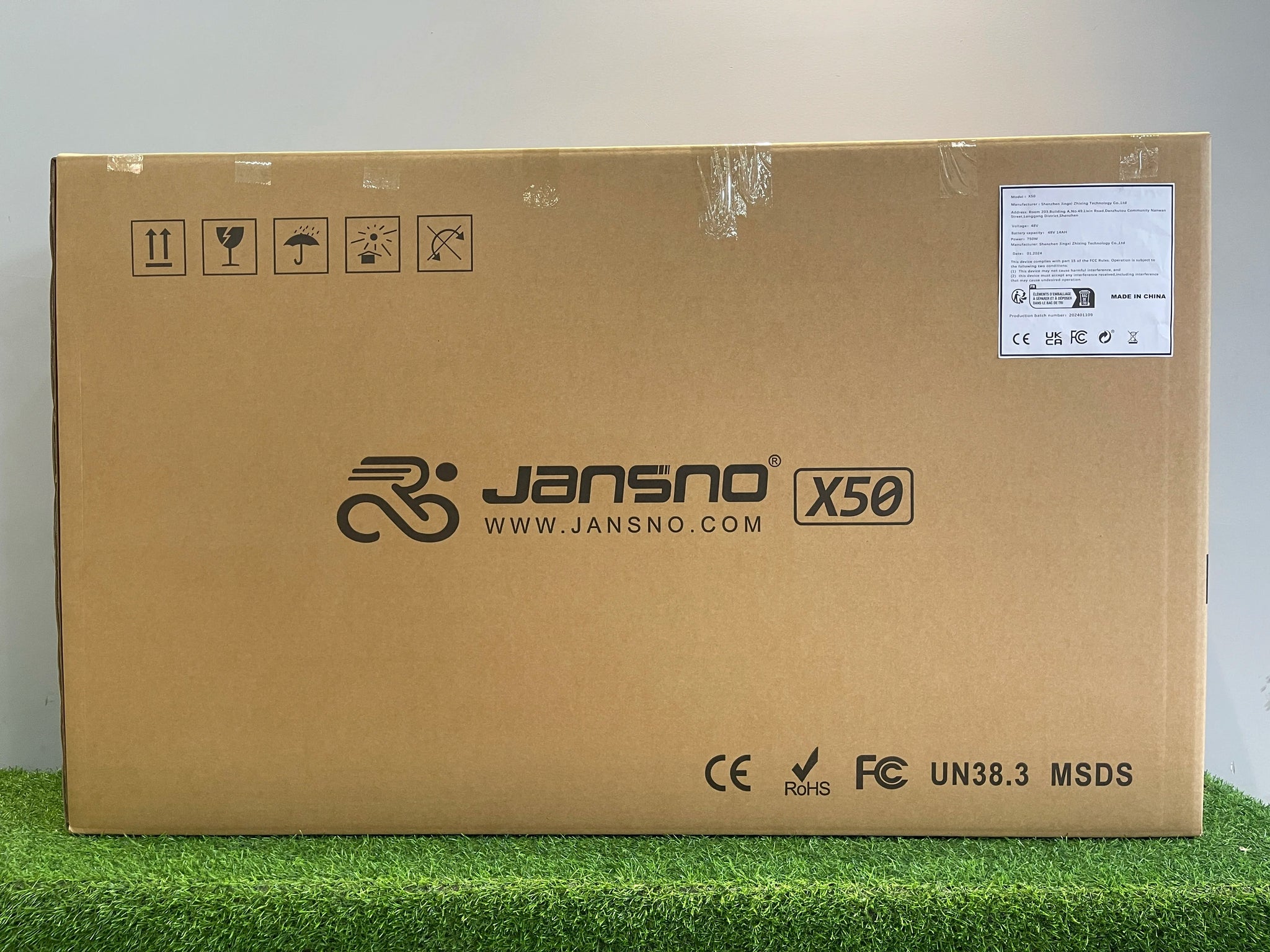 Adults Electric Bike JANSNO X50 750W 48V14AH Removable batteries Fat Tire 20