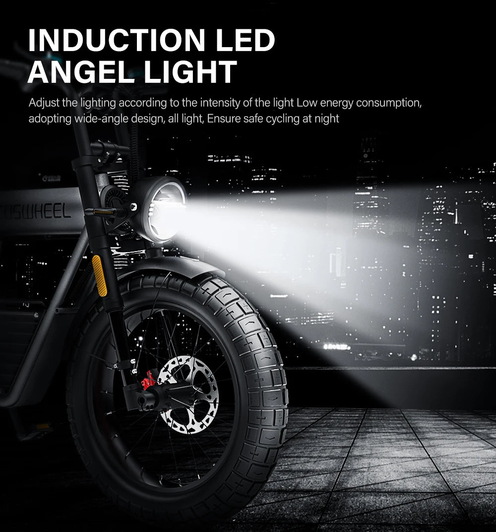 Adult Electric Bike CT20S 2000W Motorcycle electric bicycle 93km/h Speed ebike 20*5.0inch Fat Tire 60V 27.5AH Mountain dirt bike RISE DEFENSE SYSTEMS.AI PRODUCTS