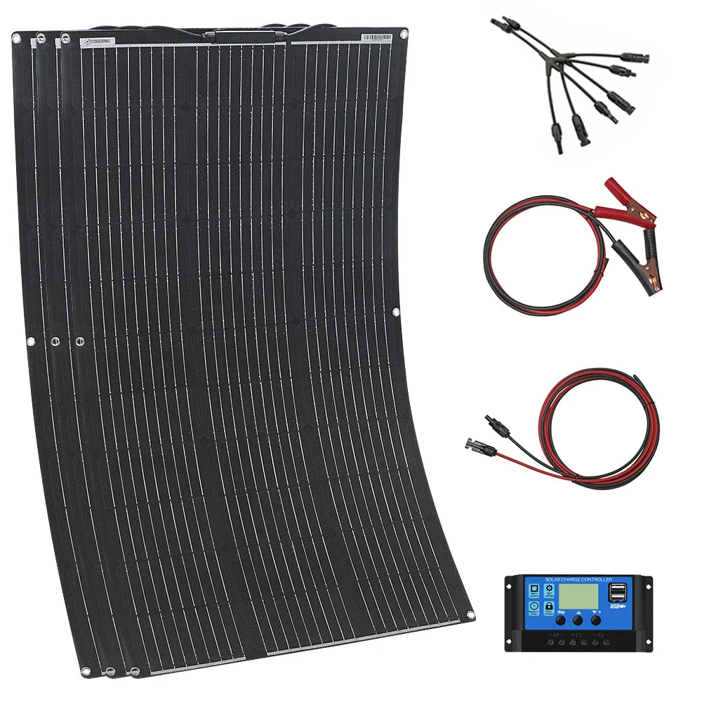 ETFE Solar Panel 18v 100w 200w 300w 400w Flexible Durable Waterproof Monocrystalline Solar Cell Solar Battery Charger RISE DEFENSE SYSTEMS.AI PRODUCTS