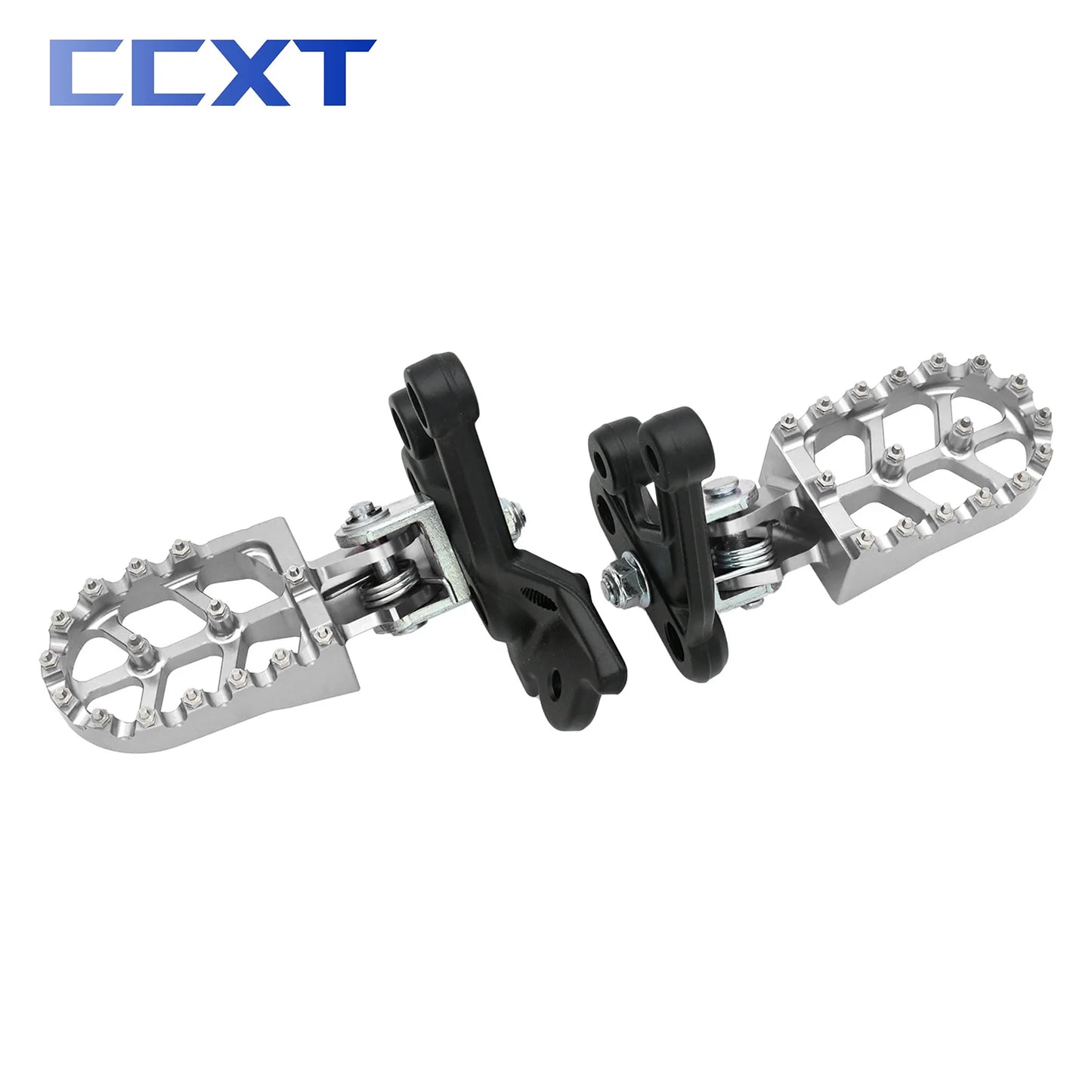 Motorcycle CNC Footpegs Bracket Pedals Foot Pegs For Sur Ron Sur-Ron Surron Light Bee X & Light Bee S Electric Motocross Bike RISE DEFENSE SYSTEMS.AI PRODUCTS