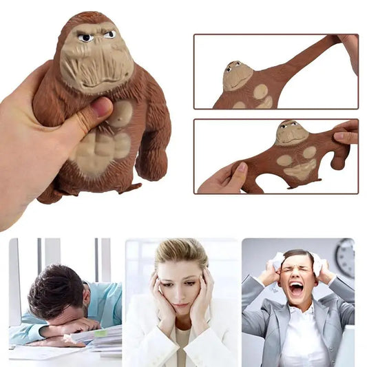 Squeeze Toy Gorilla Pinch Toy Squishys Autism Stress Reliever Toys FidgetToys Stretch Vent Gorilla Decompressions Anti Stress RISE DEFENSE SYSTEMS.AI PRODUCTS