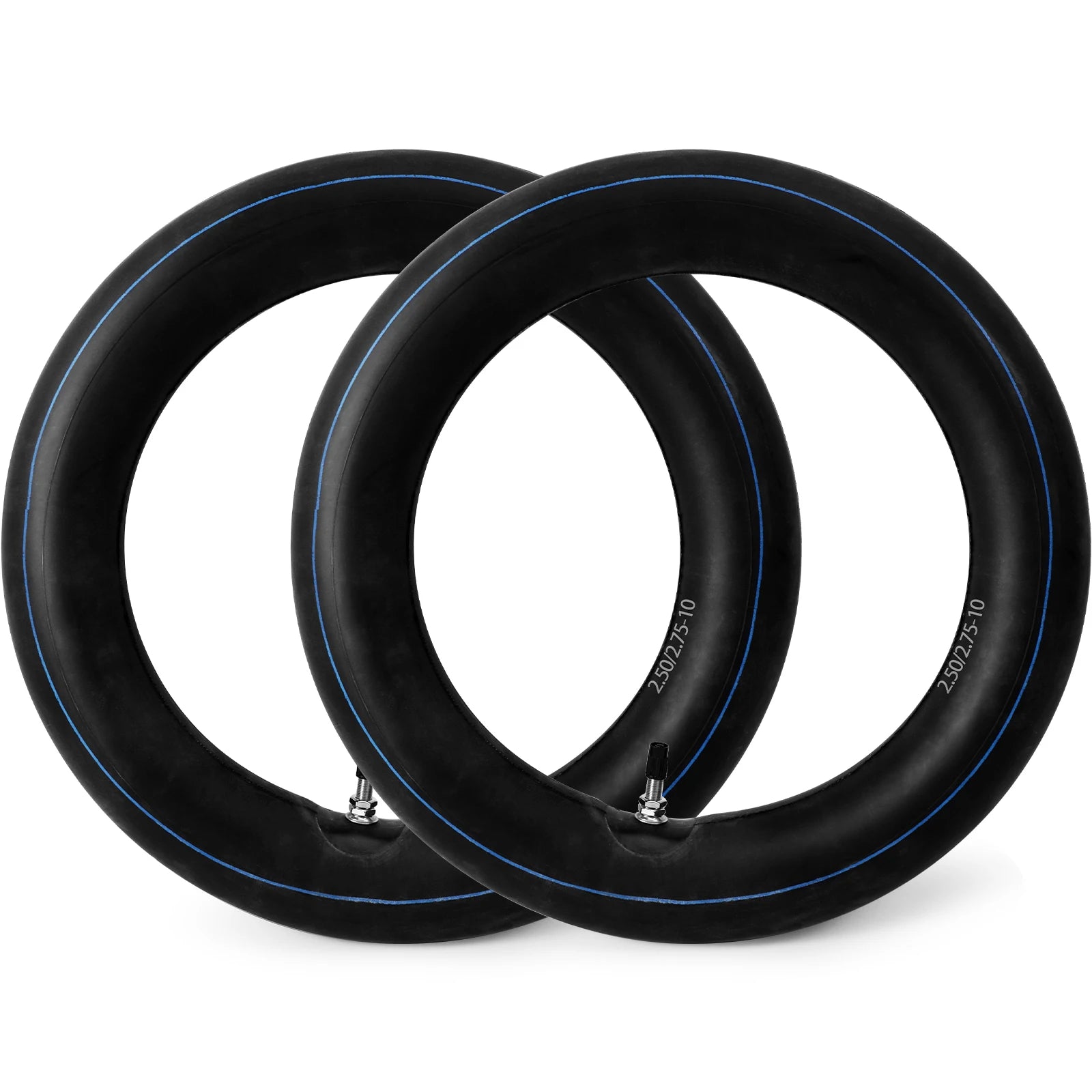 2PCS Butyl Rubber Motorcycle Inner Tube 2.50/2.75-10 TR4 RISE DEFENSE SYSTEMS.AI PRODUCTS
