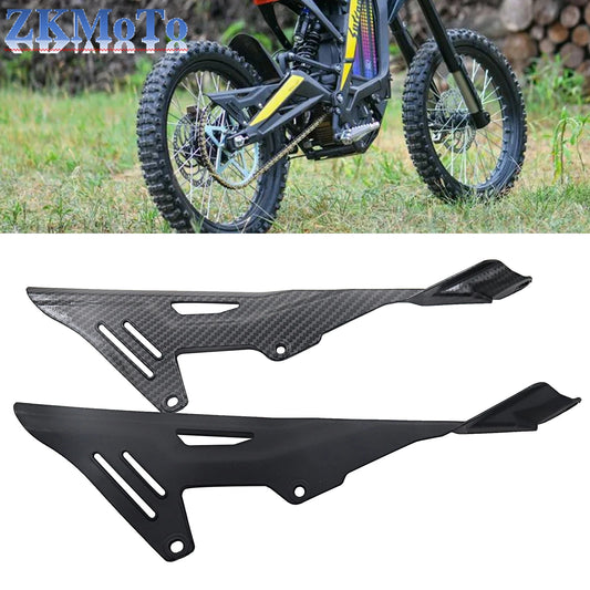Motorcycle Plastic Chain Protection Cover For Sur Ron Sur-Ron Surron Light Bee X & Light Bee S Electric Motorcycle Accessories RISE DEFENSE SYSTEMS.AI PRODUCTS