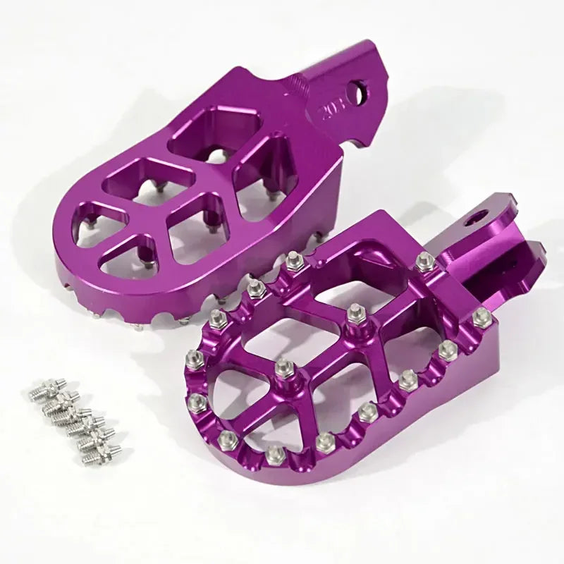 Motorcycle Footpegs Foot Pegs Rests Pedals For Surron Sur-Ron Light Bee Electric Dirt Bike Footrest RISE DEFENSE SYSTEMS.AI PRODUCTS
