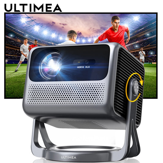 ULTIMEA Full HD 1080P Projector 4K Android TV 11.0 with Netflix, Smart 90° Gimbal, WiFi Bluetooth Proyector, Home Theater Beamer RISE DEFENSE SYSTEMS.AI PRODUCTS