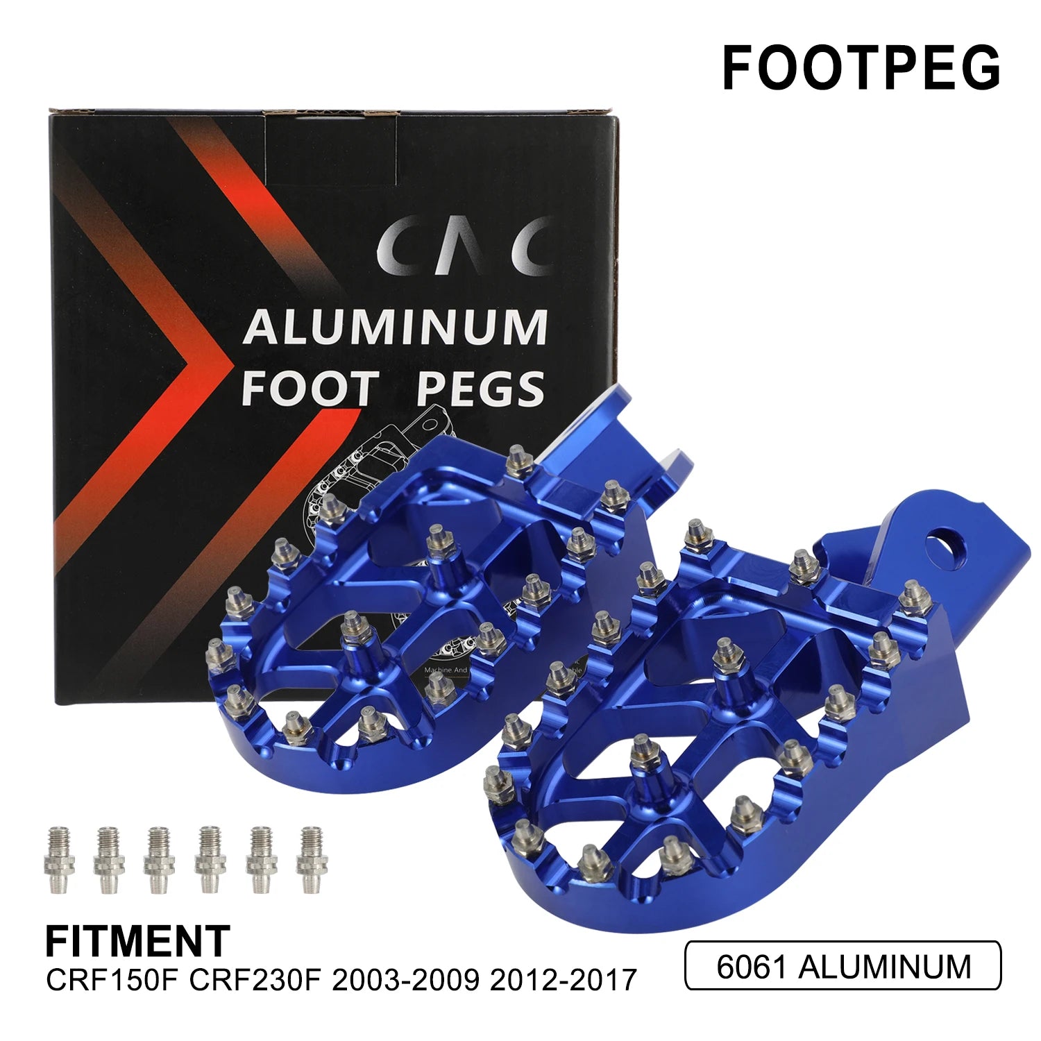 Motorcycle CNC Foot Pegs Rests Footpeg Rests Pedals For TALARIA Sur Ron Light Bee X/S For Honda CRF150F/230F Electric Dirt Bike RISE DEFENSE SYSTEMS.AI PRODUCTS