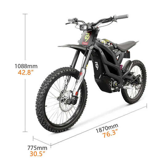 Falcon M 85Km/H Motocross Bike Adults Off-Road 72V 8000W Electric Motorcycle Dirt Bikes With Motorcycle Displays RISE DEFENSE SYSTEMS.AI PRODUCTS