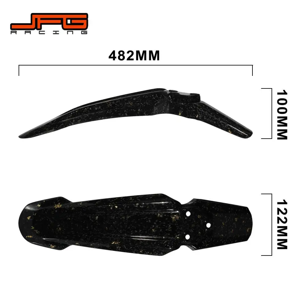 Funparts Motorcycles Front Fender Mudguard Carbon Fiber Wheel Protection For Sur Ron Lightbee S X Segway X160 X262 Electric Bike RISE DEFENSE SYSTEMS.AI PRODUCTS