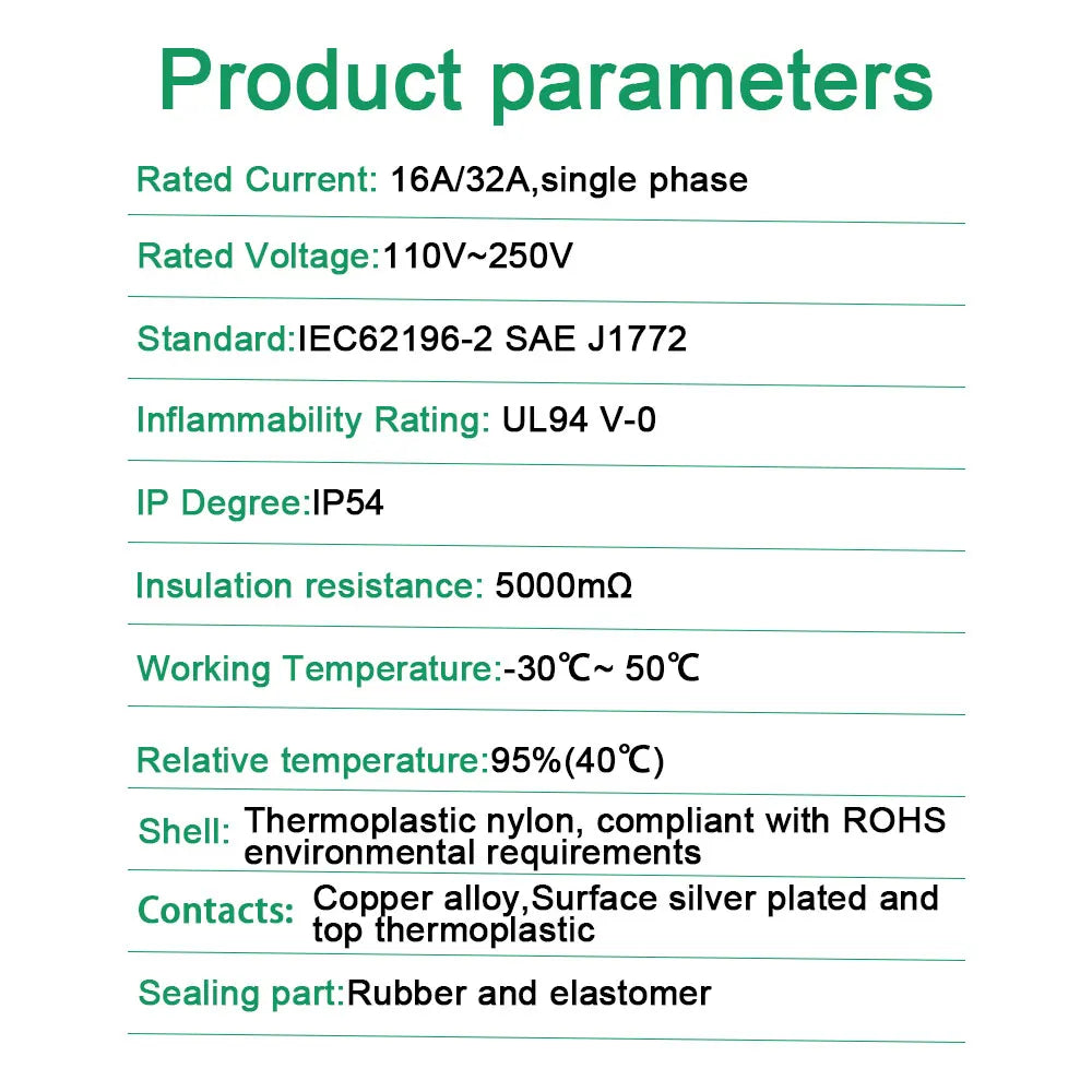 JDMEX Electric Vehicle Charging Connector Type 1 J1772 to Type 2 EV Adapter Type 1 to Type 2 IEC 62196-2 EVSE Charger EV Adaptor RISE DEFENSE SYSTEMS.AI PRODUCTS