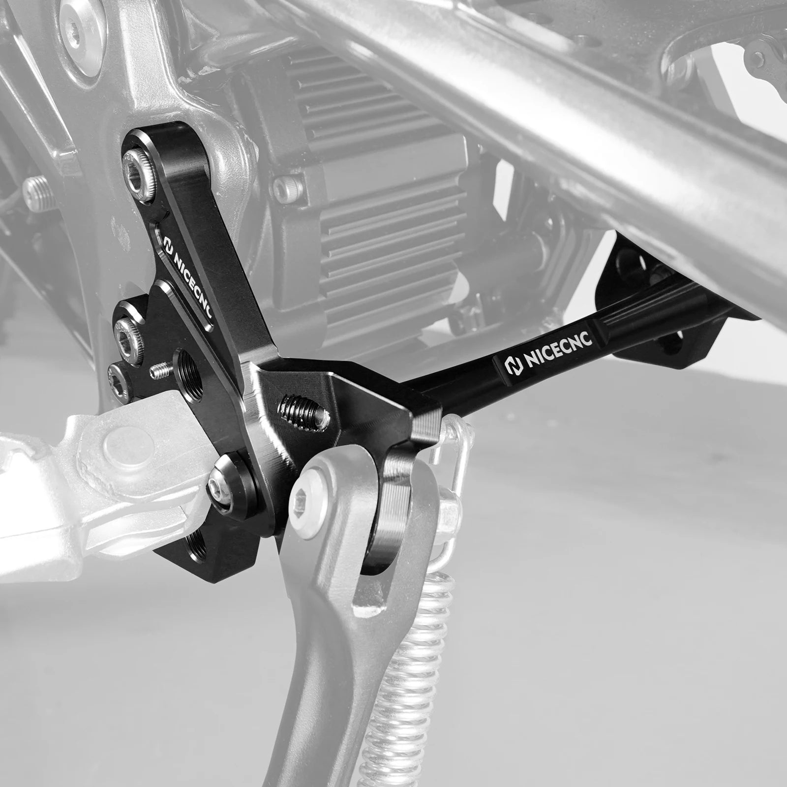 For Surron Light Bee X S L1E LBX Segway X160 X260 NICECNC Electric Dirt Bike Foot Pegs Mount Bracket Footrest Support Brace Kit RISE DEFENSE SYSTEMS.AI PRODUCTS